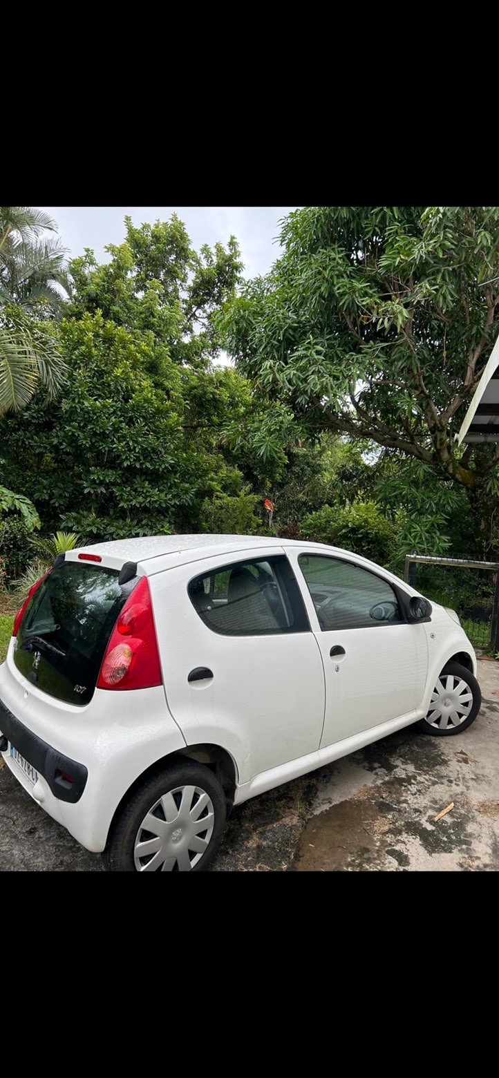 Peugeot 107 vue de profil